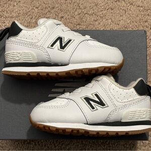 New Balance Kids White Sneakers